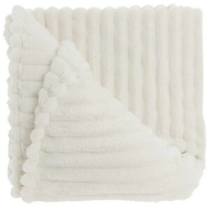 Unique Living plaid lex 200 x 150 cm dove white