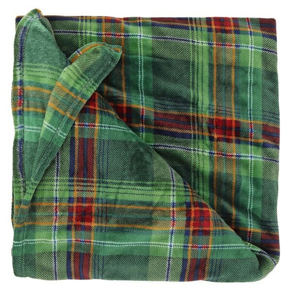 Unique Living plaid victor 200 x 150 cm donkergroen