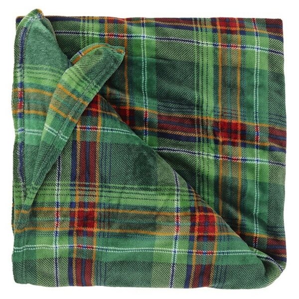 Unique Living plaid victor 200 x 150 cm donkergroen ruit