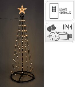 Verlichte boom 300 cm 550 LED warm wit