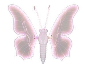 Vlinder met beweging 145 cm 366 lamps wit / violet - afbeelding 2