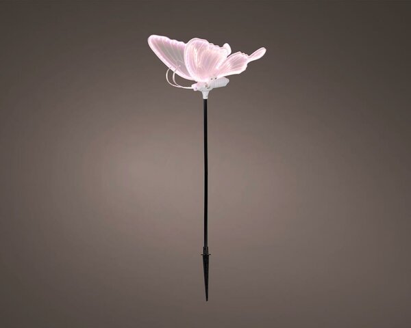 Vlinder met beweging 90 cm 322 lamps wit /violet - afbeelding 1