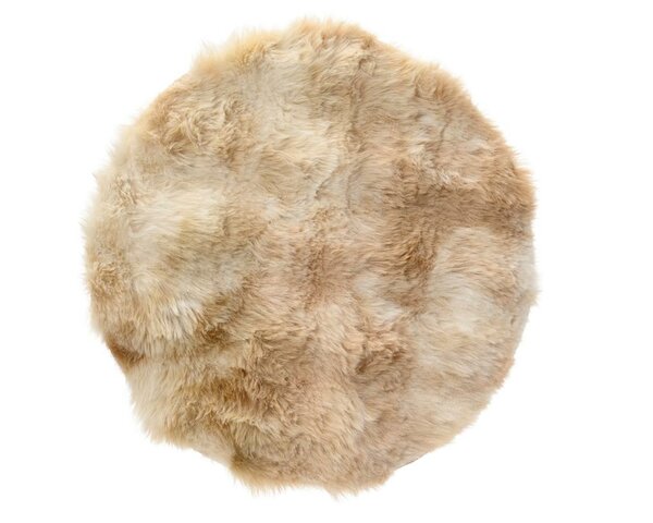 Vloerkleed polyester 38 cm beige