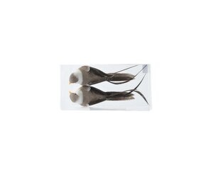 Vogel foam grijs 15 cm 2 stuks
