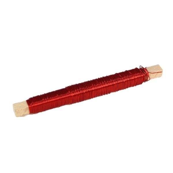 Wikkeldraad rood 50 gram